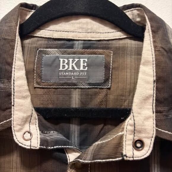 Men’s Long Sleeves Tops Size Medium BKE & Reclaim Lot of 3-shirts Western wear - Picture 2 of 10